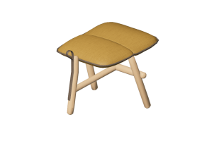 Cadeira 3D - Pufe - Moroso - Lilo - LI1 - 017
