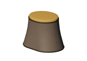 3D Chairs - Pouf - Moroso - Baobab - BA1 - 017