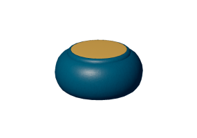 Sedie 3D - Pouf - Moroso - Donut - S30 - 07U