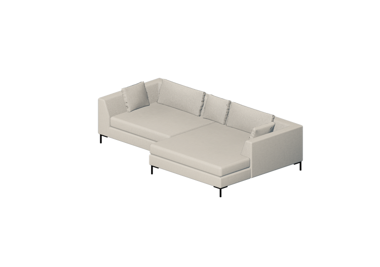 Sofás 3D - Sofá de tecido - Kare - Gianni - 85491 - Kare Sofás 3D - Sofá de tecido - Kare - Gianni - 85491 - Kare