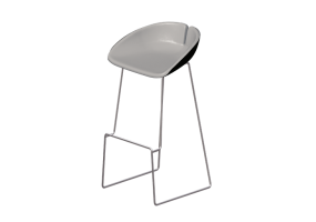 Sedie 3D - Sgabello alto - Moroso - Fjord - FJ0 - 112