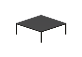 Tavoli 3D - Tavolino quadrato - Moroso - Nan&agrave; Table - SN1 - 06J