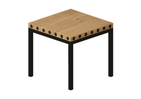 Tavoli 3D - Tavolino quadrato - Moroso - Salon Nan&agrave; - SN1 - 00A