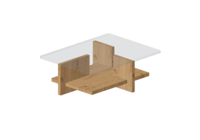 Tavoli 3D - Tavolino rettangolare - Moroso - Theo - TH0 - 06H