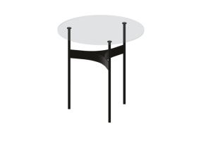 3D Tisch - Couchtisch rund - Moroso - Yumi - YU0 - 934