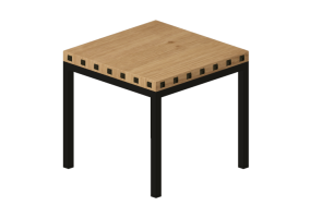 Tables 3D - Table basse carr&eacute;e - Moroso - Salon Nan&agrave; - SN1 - 00B