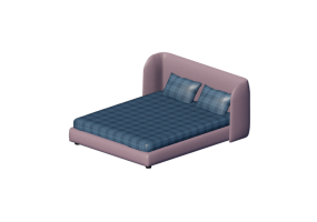 Camas 3D - Cama de casal - Moroso - Redondo - RD0 - 175