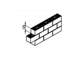 Hollow-core brick (250*120*120)