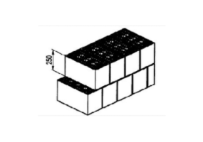 Bloque ladrillo perforado (350*165*250)