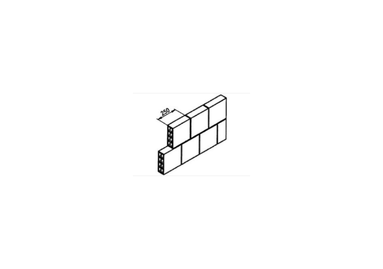 Brique creuse (250*80*250) - ACCA software Brique creuse (250*80*250) - ACCA software