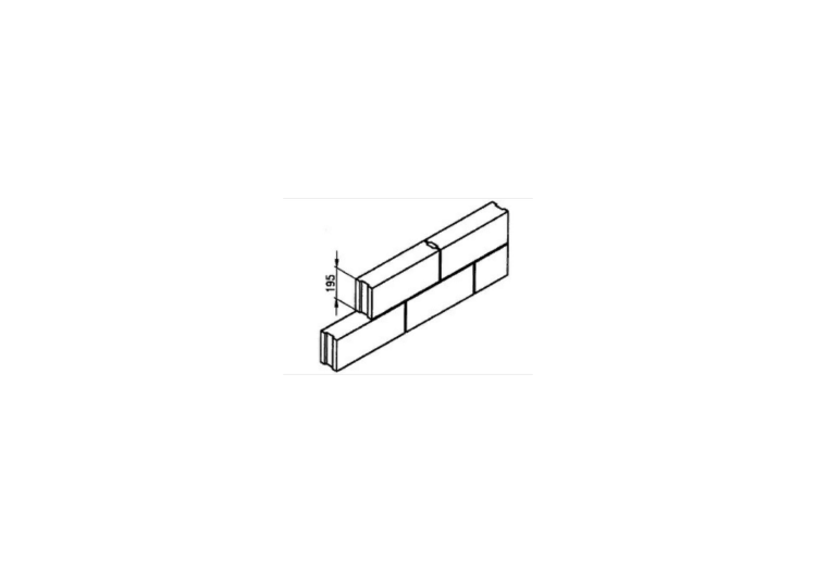 Solid light-weight concrete block (495*117*195) - MS 106 -... Solid light-weight concrete block (495*117*195) - MS 106 -...