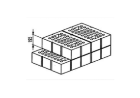 Betonhohlblockstein (450*300*195) - MS 350