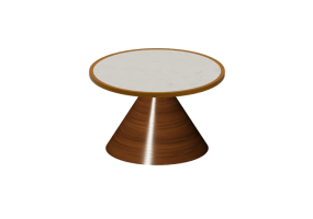 Mesas 3D - Mesinha de m&aacute;rmore - Kare - Cono - 87807
