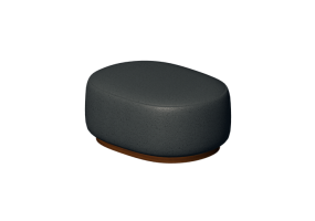 Divani 3D - Panca in tessuto - Kare - Pebble - 87703