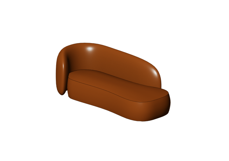 Poltronas y Sofás 3D - Sofá de cuero - Kare - Cubetto -... Poltronas y Sofás 3D - Sofá de cuero - Kare - Cubetto -...
