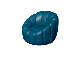 3D Sessel und Sofas - Sessel aus Stoff - Kare - Fiori - 87947