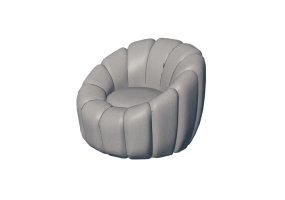 Divans 3D - Fauteuil en tissu - Kare - Fiori - 87946