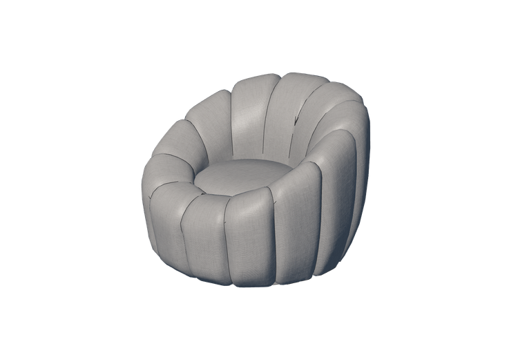 Poltronas y Sofás 3D - Sillón de tela - Kare - Fiori -... Poltronas y Sofás 3D - Sillón de tela - Kare - Fiori -...