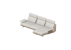 Divani 3D - Divano in tessuto - Kare - Charles - 87676