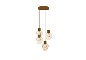 Lampada a sospensione 3D - Lampada a sospensione - Kare - Dough - 56426