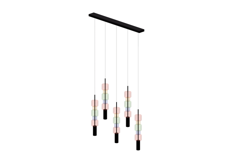 3D Ceiling Lamp - Suspended lamp - Kare - Candy Bar - 55844... 3D Ceiling Lamp - Suspended lamp - Kare - Candy Bar - 55844...