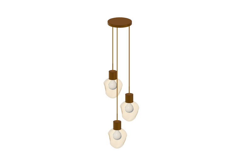 Lâmpada pingente 3D - Luminária suspensa - Kare - Dough -... Lâmpada pingente 3D - Luminária suspensa - Kare - Dough -...