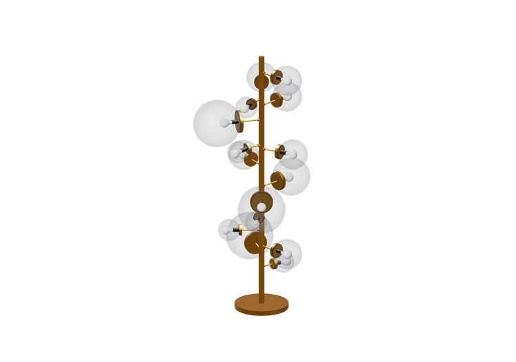 Lámpara de pie 3D - Lámpara de pie - Kare - Balloon - 55679... Lámpara de pie 3D - Lámpara de pie - Kare - Balloon - 55679...