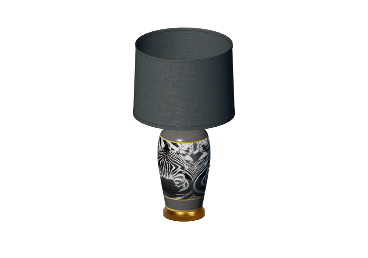 Lampe de table 3D - Lampe de table - Kare - Zebra Face -... Lampe de table 3D - Lampe de table - Kare - Zebra Face -...