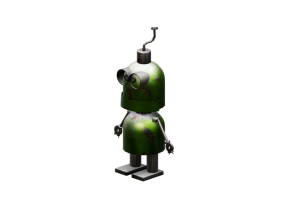 Sculture 3D - Statuetta in metallo - Kare - 56245
