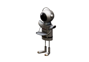 Sculture 3D - Statuetta in metallo - Kare - 56242
