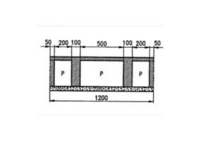 Polystyrene blocks floor slab