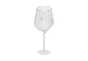 3D Geschirr und Besteck - Glasbecher - Kare - Diamond - 52216