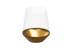 Stoviglie e posate 3D - Bicchiere in vetro - Kare - Gobi - 38628