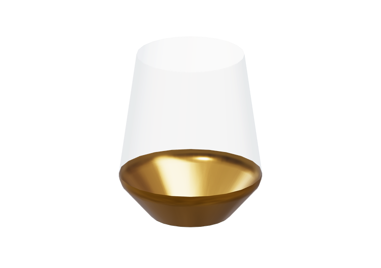 Vajillas y cubiertos 3D - Vaso de vidrio - Kare - Gobi -... Vajillas y cubiertos 3D - Vaso de vidrio - Kare - Gobi -...