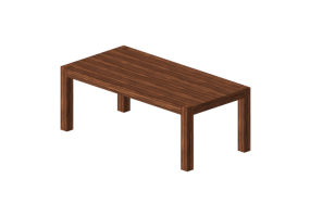Tavoli 3D - Tavolo in legno - Kare - Authentico - 75064