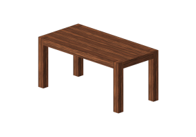Tavoli 3D - Tavolo in legno - Kare - Authentico - 75063