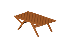 Tavoli 3D - Tavolino in legno - Kare - Honolulu - 87532