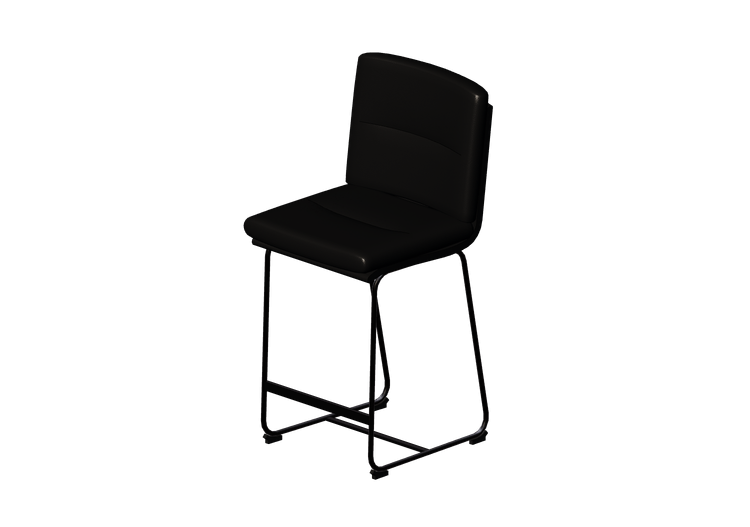 Chaises 3D - Chaise de bar en cuir - Kare - Ginny - 87734 -... Chaises 3D - Chaise de bar en cuir - Kare - Ginny - 87734 -...