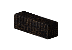 3D Sessel und Sofas - Sitzbank aus Stoff - Kare - Slice - 87706