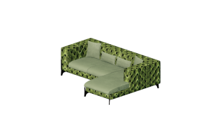 Divani 3D - Divano in tessuto - Kare - Bellissima - 87395
