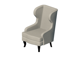 Chairs and Sofas 3D - Fabric armchair - Kare - Granny - 87826