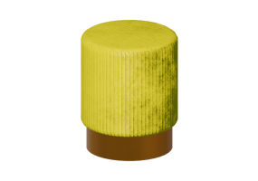 Divani 3D - Sgabello in tessuto - Kare - Cherry - 87135