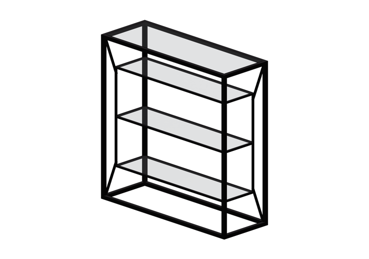 Estantes 3D - Estante de metal - Kare - Corinne - 87803 -... Estantes 3D - Estante de metal - Kare - Corinne - 87803 -...