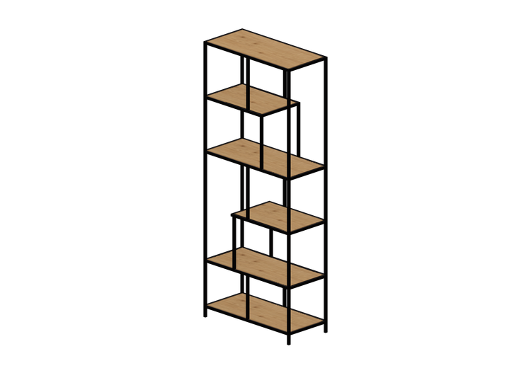 Librerías y Contenedores 3D - Librería de madera - Kare -... Librerías y Contenedores 3D - Librería de madera - Kare -...