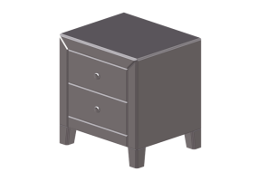 Armadi 3D - Cassettiera in metallo - Kare - Luxury - 82229