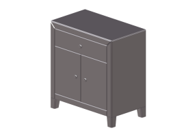 Armadi 3D - Cassettiera in metallo - Kare - Luxury - 82230