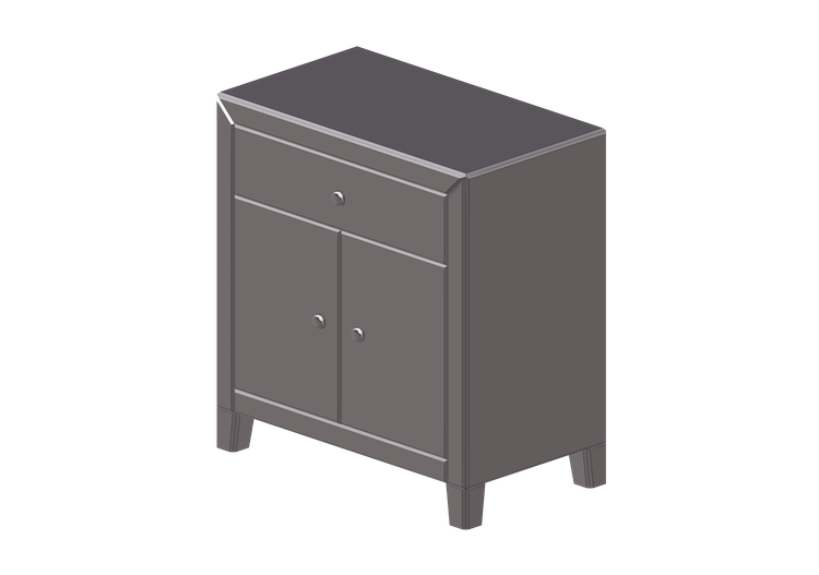 Armadi 3D - Cassettiera in metallo - Kare - Luxury - 82230... Armadi 3D - Cassettiera in metallo - Kare - Luxury - 82230...