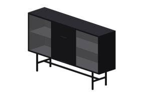 Mobili 3D - Credenza in metallo - Kare - San Diego - 87877