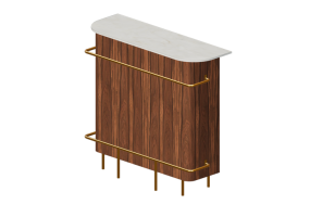 Mobili 3D - Mobile da bar in legno - Kare - Grace - 87760