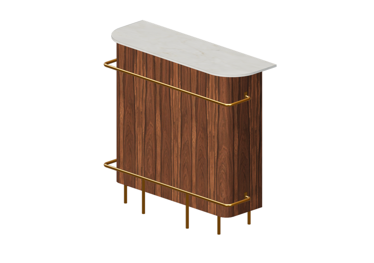 Muebles 3D - Mueble para bar de madera - Kare - Grace -... Muebles 3D - Mueble para bar de madera - Kare - Grace -...